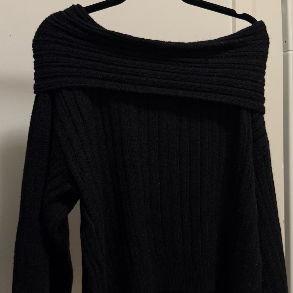 Peppermayo off shoulder knit sweater